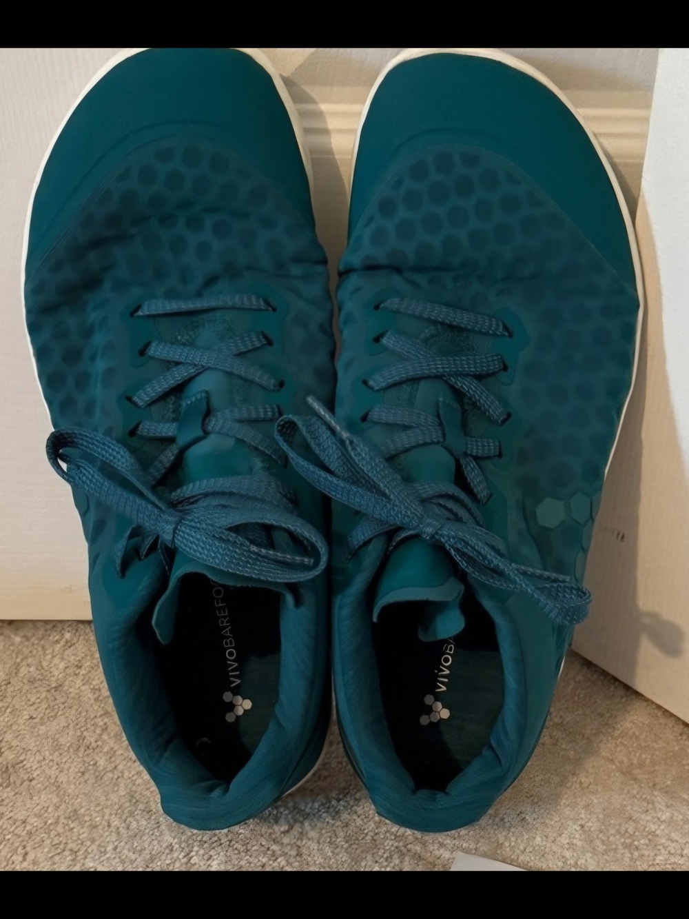Vivo Barefoot Teal Lace-Up Minimalist Athletic Sneakers Supports Balance  7.5